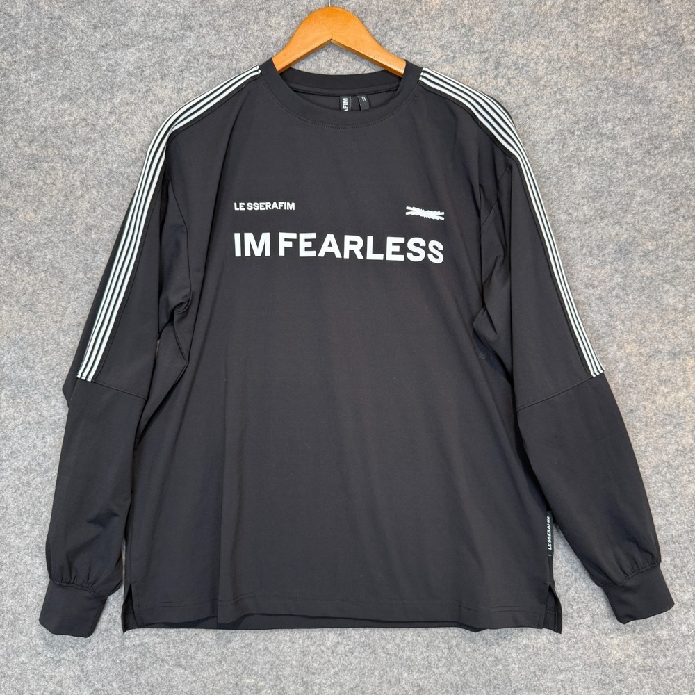 Le Sserafim‎ Official Jersey Shirt Unisex KPOP Medium IM Fearless Oversized Rare
